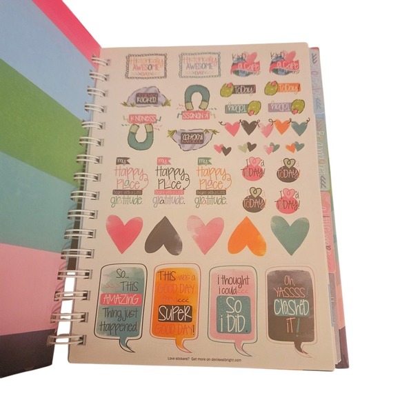 Reminder Binder Gratitude Finder Journal Planner Spiral Notebook - Picture 5 of 5